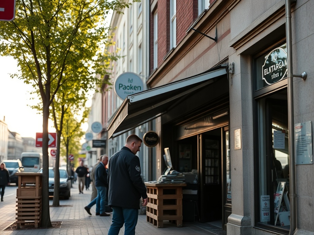 Grafika symbolizująca cyfrową komunikację Urzędu Miejskiego w Gdańsku związaną z podatkiem od nieruchomości od 2026 roku.