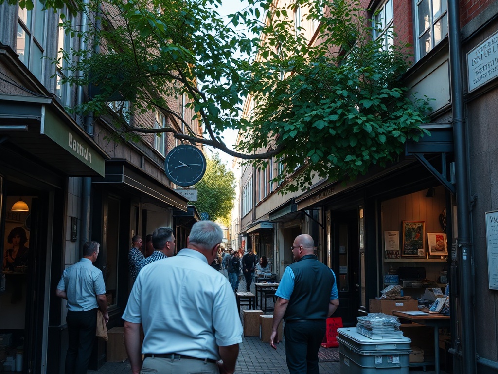 Plakat informujący o Trójmiejskich Targach Pracy w Gdańsku, zachęcający do poszukiwania zatrudnienia i rozwoju kariery.