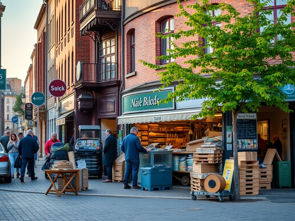 Mapa Gdańska z zaznaczonymi inwestycjami współfinansowanymi z Funduszy Europejskich