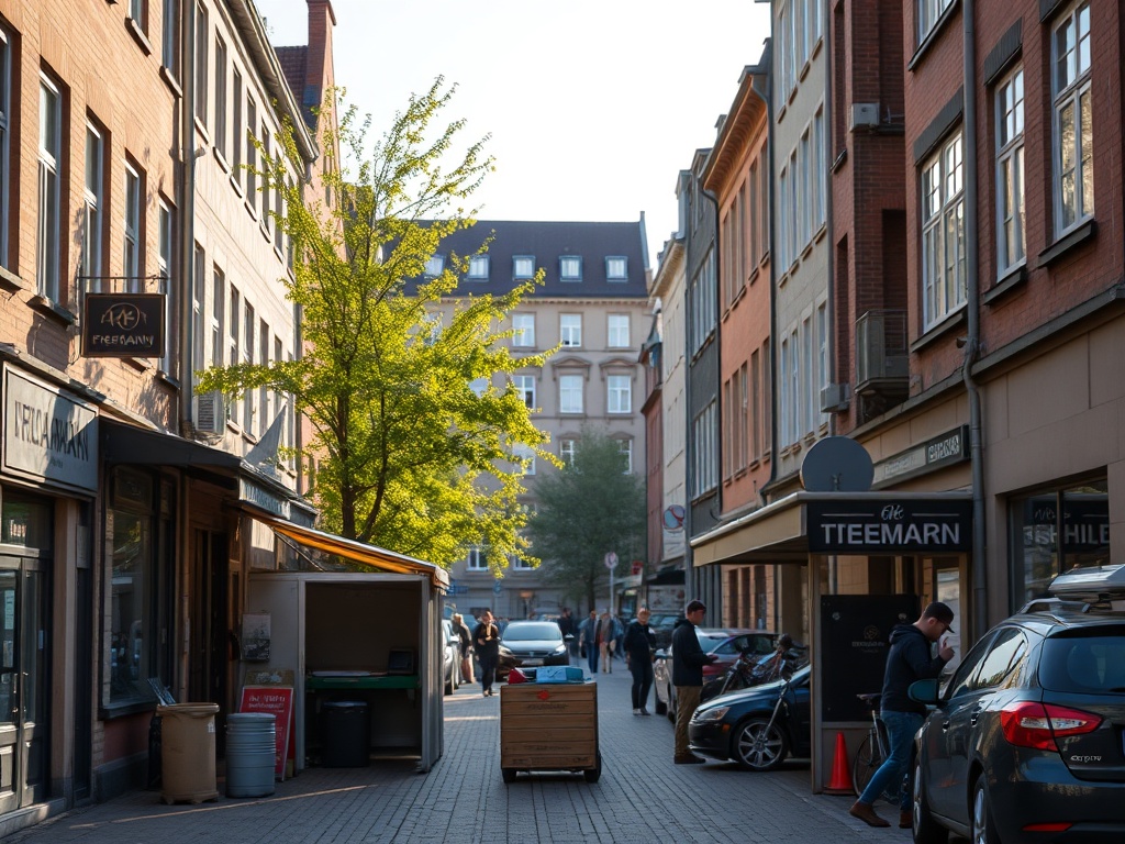 Nowoczesny parking rowerowy na 500 miejsc przy Dworcu Wrzeszcz w Gdańsku, promujący transport rowerowy.