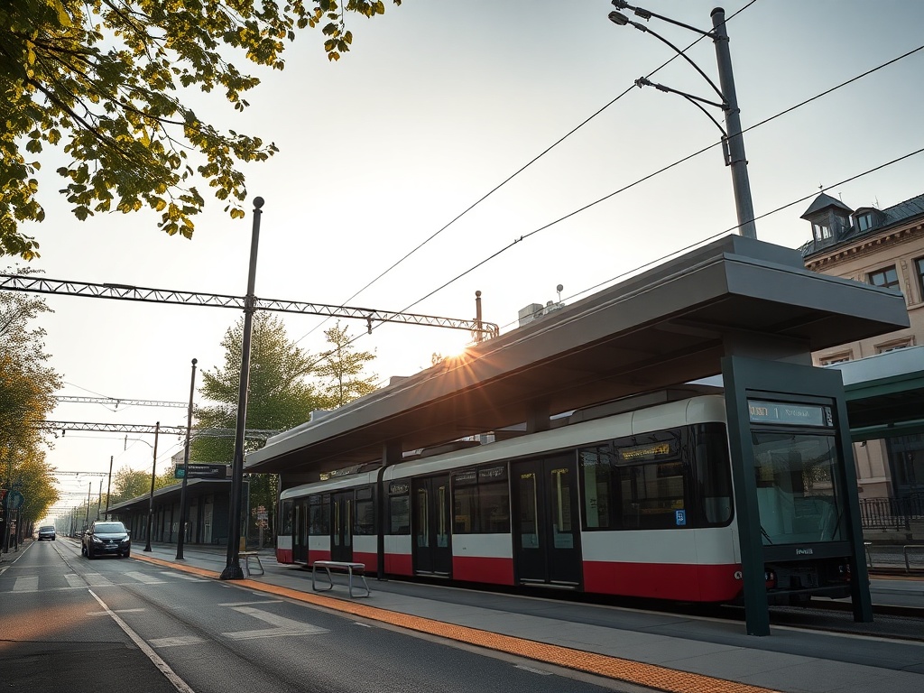 Schemat połączeń komunikacyjnych w Gdańsku z zaznaczonymi nowymi inwestycjami poprawiającymi dostęp do lotniska i PKM.