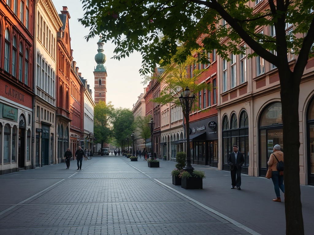 Ilustracja symbolizująca Gdańsk – połączenie morza i kultury, nawiązująca do aktualnych wydarzeń w mieście.