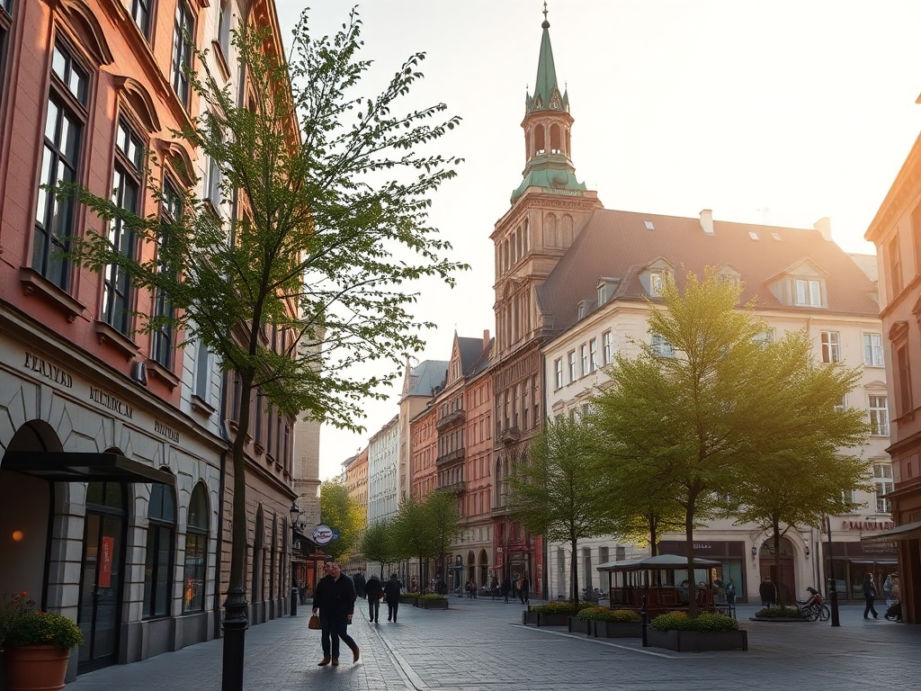 Grafika symbolizująca bezpieczeństwo i sport w Gdańsku, nawiązująca do AED i Lechii