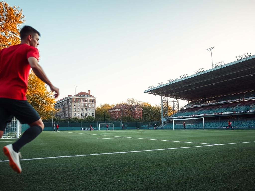 Ilustracja przedstawiająca zmagania gdańskich klubów sportowych PGE Wybrzeże i Lechii Gdańsk.