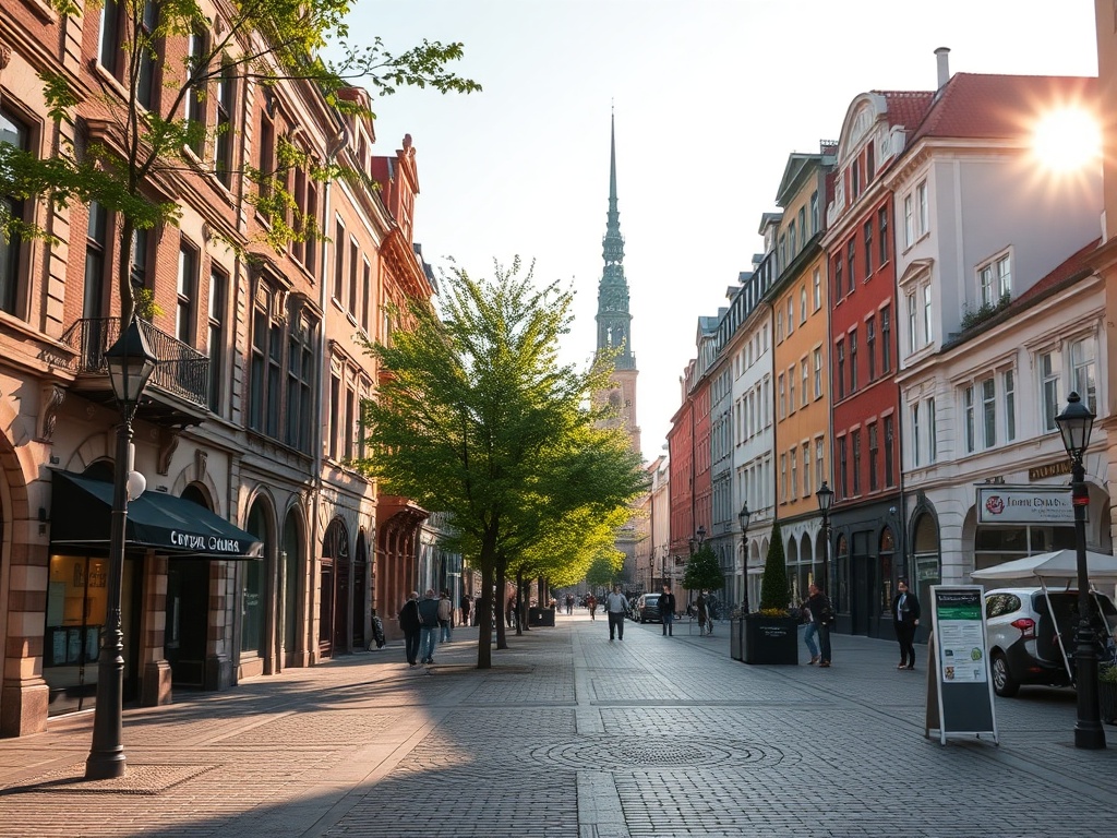 Gdańsk – nowy konserwator zabytków i remont obwodnicy Trójmiasta – obraz symbolizujący rozwój miasta przy zachowaniu jego historycznej tożsamości.