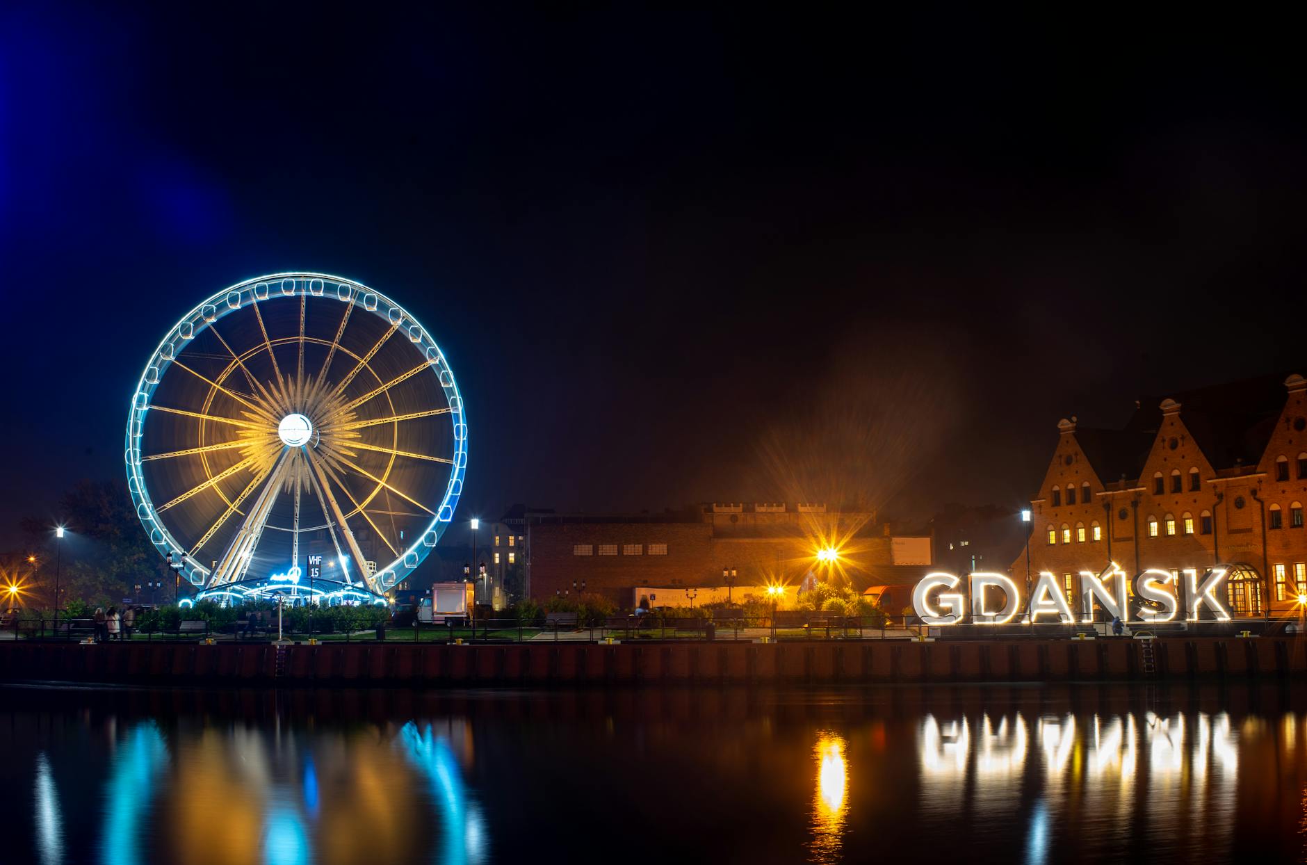 Logo Miasta Gdańsk i partnerów inicjatywy wspierającej rozwój technologii kosmicznych w Gdańsku